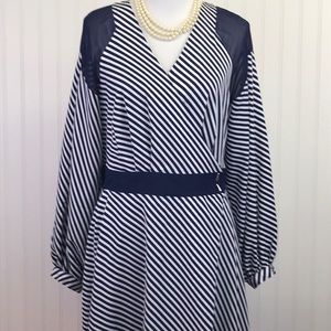 Lane Bryant Striped Dress